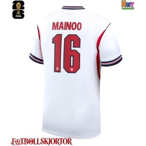 England Kobbie Mainoo #16 Hemmatröja VM 2026 Kortärmad
